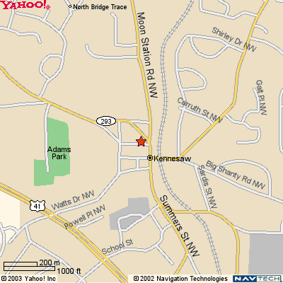 Kennesaw, Georgia map